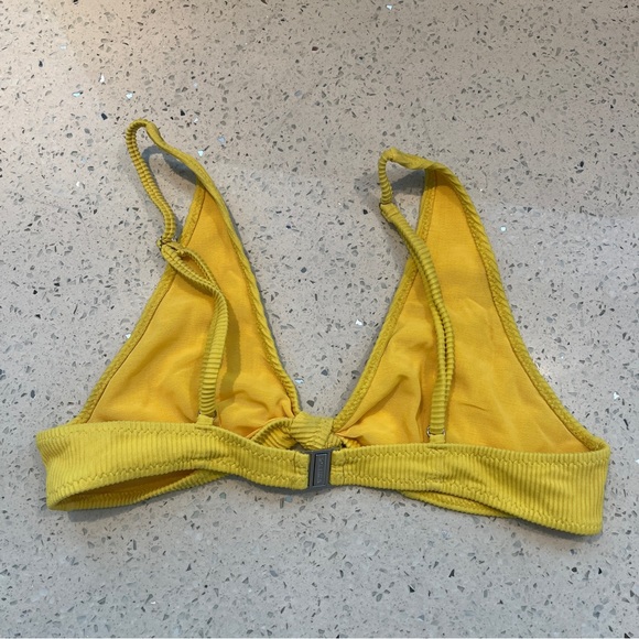 White Fox Yellow Bikini Top - Picture 3 of 3
